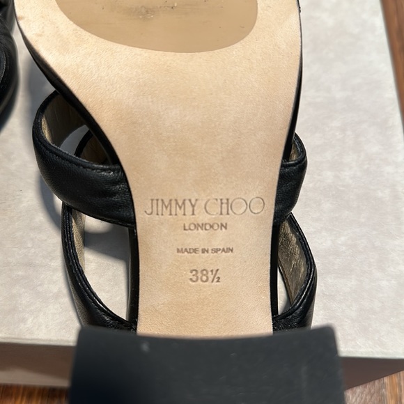 BRAND NEW NEVER WORN JIMMY CHOO AUNA SANDALS 8.5 US - Picture 5 of 5